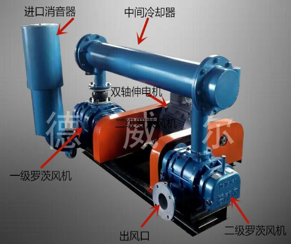 雙級串聯(lián)羅茨風(fēng)機(jī) 雙級串聯(lián)羅茨風(fēng)機(jī)
